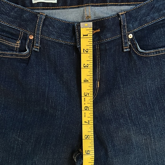 Gap Perfect Boot Jeans Size 30s Dark Wash Mid-Rise Classic Preppy Casual Work - Picture 5 of 12